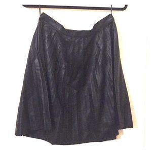 Zara faux leather midi skirt